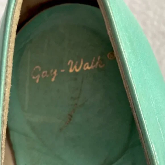 Vintage 1960s Saks Fifth Avenue Mint Green Heels - Picture 8 of 15